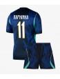 Brasilien Raphinha Belloli #11 Replika Borta Kläder Barn VM 2026 Kortärmad (+ byxor) Brasilien Raphinha Belloli #11 Replika Borta Kläder Barn VM 2026 Kortärmad (+ byxor)